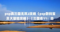 psp真三国无双2攻略(psp数码宝贝大冒险攻略)【三国志11:合肥新城之战全攻略