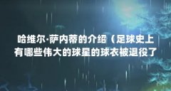 哈维尔·萨内蒂的介绍(足球史上有哪些伟大的球星的球衣被退役了)【足球史