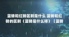 蓝砖和红砖区别是什么 蓝砖和红砖的区别（蓝砖是什么样）【蓝砖和红砖的区