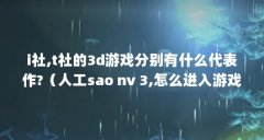 i社,t社的3d游戏分别有什么代表作?（人工sao nv 3,怎么进入游戏啊,急急急,说什么