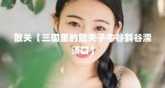 散关【三国里的散关子午谷斜谷濡须口】