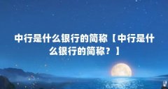 中行是什么银行的简称【中行是什么银行的简称？】