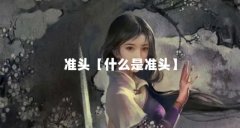 准头【什么是准头】