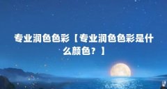 专业润色色彩【专业润色色彩是什么颜色？】