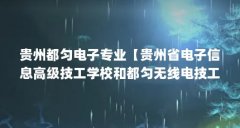 贵州都匀电子专业【贵州省电子信息高级技工学校和都匀无线电技工学校是同一