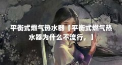 平衡式燃气热水器【平衡式燃气热水器为什么不流行，】