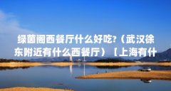 绿茵阁西餐厅什么好吃?（武汉徐东附近有什么西餐厅）【上海有什么做牛肉粒