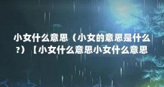 小女什么意思（小女的意思是什么?）【小女什么意思小女什么意思小女什么意