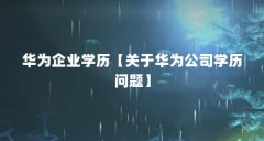 华为企业学历【关于华为公司学历问题】