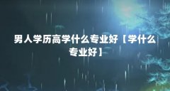男人学历高学什么专业好【学什么专业好】