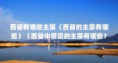 西餐有哪些主菜(西餐的主菜有哪些)【西餐中常见的主菜有哪些?】