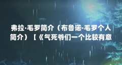 弗拉·毛罗简介(布鲁诺·毛罗个人简介)【《气死爷们一个比较有意思的长篇