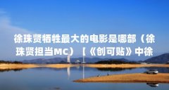徐珠贤牺牲最大的电影是哪部(徐珠贤担当MC)【《创可贴》中徐珠贤牺牲最大