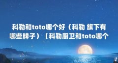 科勒和toto哪个好（科勒 旗下有哪些牌子）【科勒厨卫和toto哪个好】