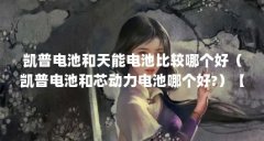 凯普电池和天能电池比较哪个好(凯普电池和芯动力电池哪个好?)【凯普电池