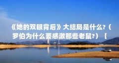 《她的双眼背后》大结局是什么?（罗伯为什么要感激那些老鼠?）【《她的双眼