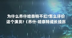 为什么乔什哈奈特不红?怎么评价这个演员?(乔什·哈奈特成长经历)【乔什·哈
