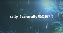 rally【carxrally怎么玩？】