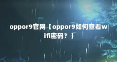 oppor9官网【oppor9如何查看wifi密码?】