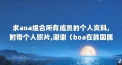 求aoa组合所有成员的个人资料,附带个人照片,谢谢(boa在韩国属于几线)【权珉
