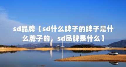 sd品牌【sd什么牌子的牌子是什么牌子的，sd品牌是什么】