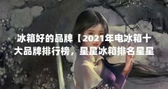 冰箱好的品牌【2021年电冰箱十大品牌排行榜,星星冰箱排名星星冰箱哪个好】