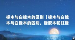 橡木与白橡木的区别【橡木与白橡木与白橡木的区别，橡胶木和红橡木的区别】