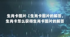 生肖卡图片【生肖卡图片的解答，生肖卡怎么获得生肖卡图片的解答】