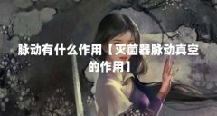 脉动有什么作用【灭菌器脉动真空的作用】