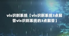 vis识别系统【vis识别系统3点解答vis识