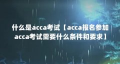 什么是acca考试【acca报名参加acca考试需要什么条件和要求】