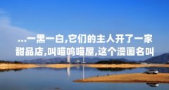 ...一黑一白,它们的主人开了一家甜品店,叫喵呜喵屋,这个漫画名叫...(三只猫一