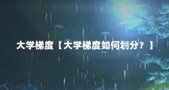 大学梯度【大学梯度如何划分？】