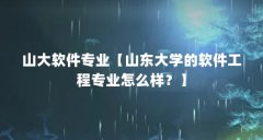 山大软件专业【山东大学的软件工程专业怎么样？】