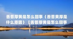 舌苔厚黄是怎么回事（舌苔黄厚是什么原因）【舌苔