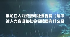 黑龙江人力资源和社会保障【哈尔滨人力资源和社会保障局有什么区别?】