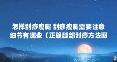 怎样刮痧瘦腿 刮痧瘦腿需要注意细节有哪些(正确腿部刮痧方法图解)【怎样