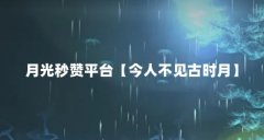 月光秒赞平台【今人不见古时月】