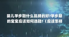 婴儿学步鞋什么品牌的好?学步期的宝宝应该如何选鞋?(应该怎样给孩子选择鞋