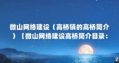 微山网络建设(高桥镇的高桥简介)【微山网络建设高桥简介目录:微山网络建