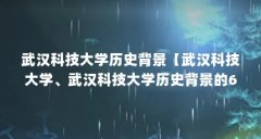 武汉科技大学历史背景【武汉科技大学、武汉科技大学历史背景的6个本科专业