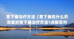 胃下垂治疗方法【胃下垂吃什么药效果好胃下垂治疗方法1点解答对大家有用】