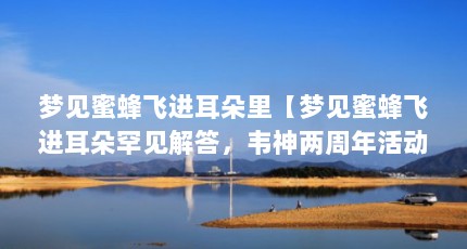 梦见蜜蜂飞进耳朵里【梦见蜜蜂飞进耳朵罕见解答，韦神两周年活动被恶意狙击下播】