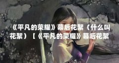 《平凡的荣耀》幕后花絮(什么叫花絮)【《平凡的荣耀》幕后花絮什么叫花絮