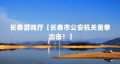 长春游戏厅【长春市公安机关重拳出击!】