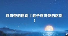 茗与茶的区别【老子茗与茶的区别】