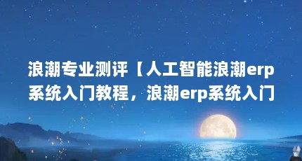 浪潮专业测评【人工智能浪潮erp系统入门教程，浪潮erp系统入门教程】