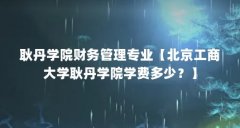 耿丹学院财务管理专业【北京工商大学耿丹学院学费多少?】