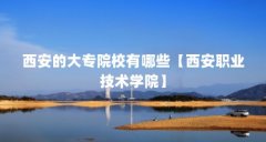 西安的大专院校有哪些【西安职业技术学院】