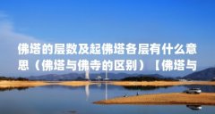 佛塔的层数及起佛塔各层有什么意思（佛塔与佛寺的区别）【佛塔与佛寺的主要